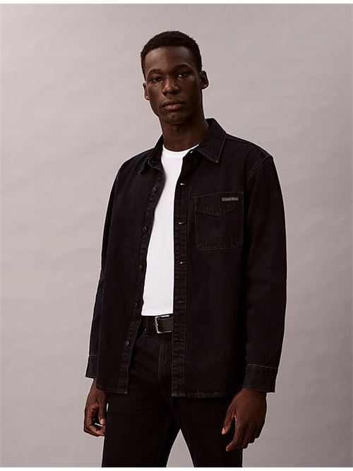 blue black stone 90s overshirt CALVIN KLEIN JEANS | LV04RE714GEF7